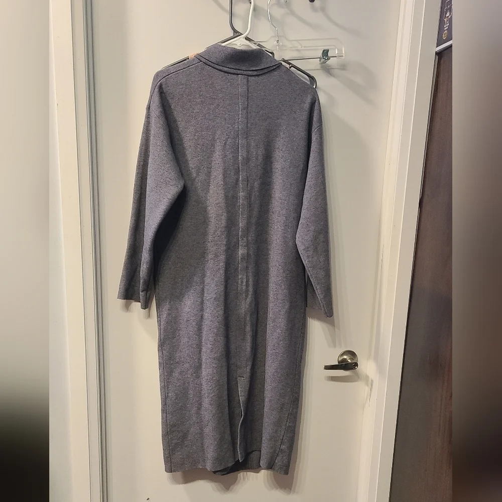 NEW Zara Knit Full Length Sweater Cardigan Or Jacket - Picture 5 of 8